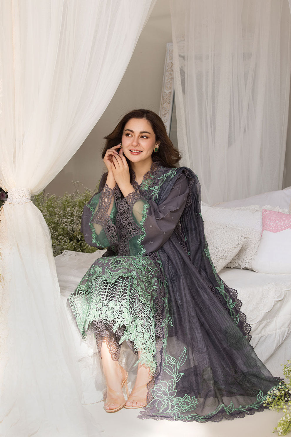 Sobia Nazir Luxury Lawn - 3B Ayla's Atelier